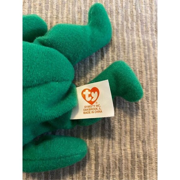 1997 1993 Erin The Bear Mini Regular Size Set Ty Beanie Baby Plush Collectible V - Picture 14 of 14